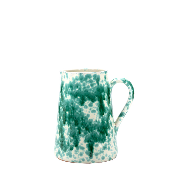 SMOOTH JUG WITH GREEN SPOTS